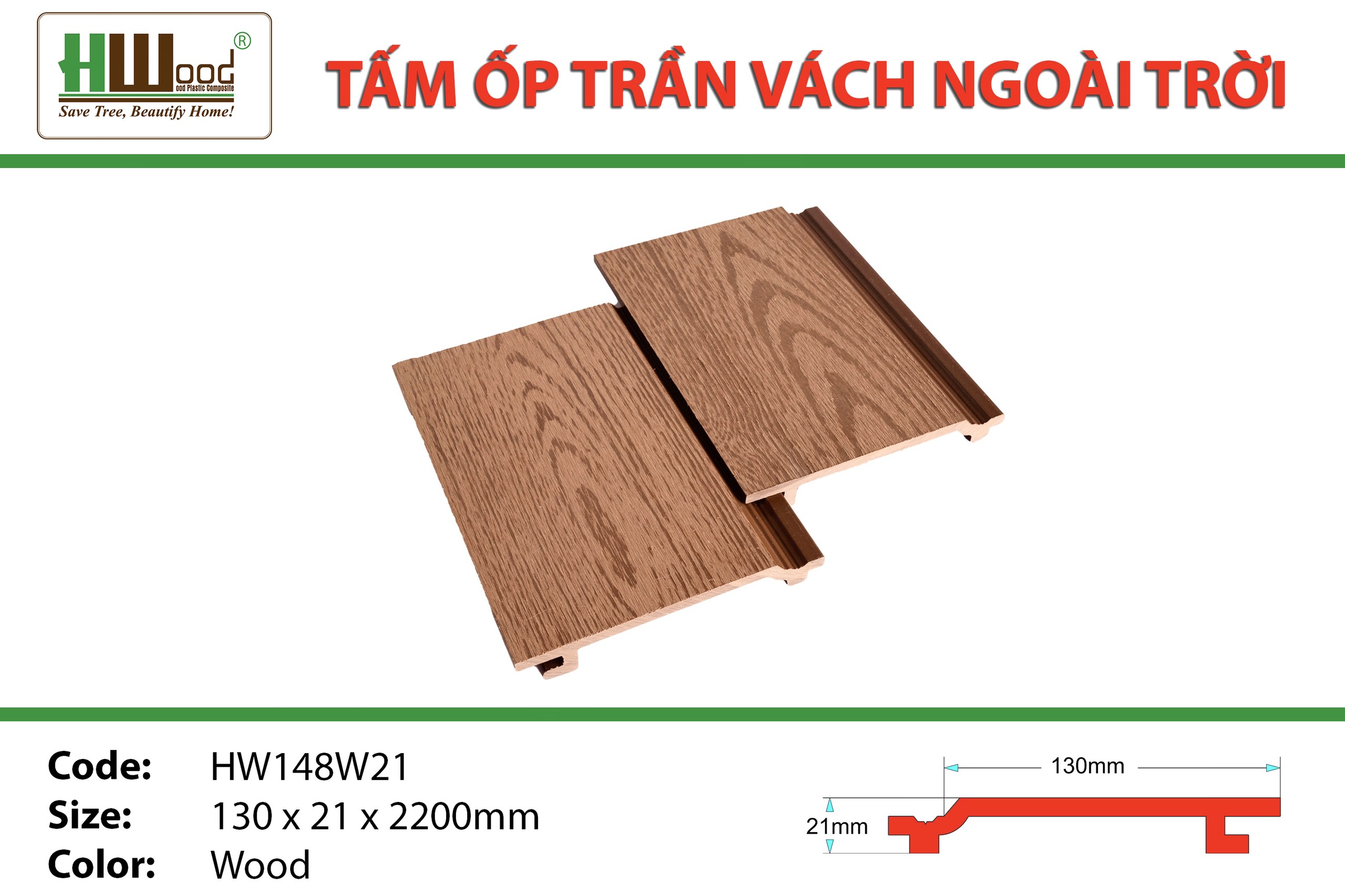 Tấm ốp tường Hwood bình dương